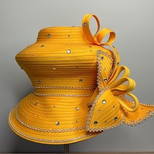 Church Hat Yellow Dorinda Clark-Cole